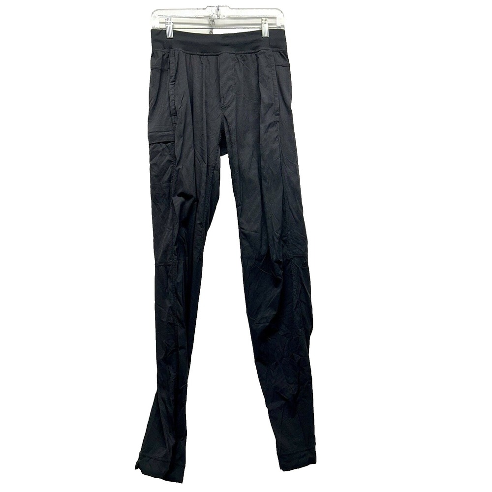 Lululemon Dance Studio Womens Small Black Pants 27 (elastic) x34 (C3)